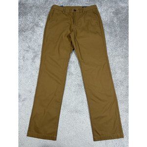 Bonobos Pants Mens 32x32 Brown Slim Lined Aztec Southwestern Casual Straight Leg